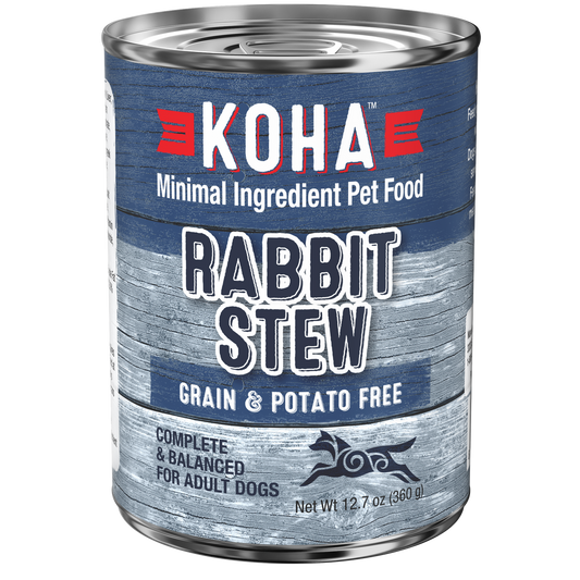 Koha Grain Free Stew for Dogs 12.7oz Rabbit