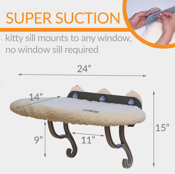 K&H Pet Products Universal Mount Kitty Sill