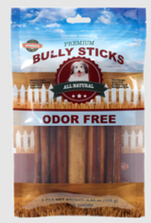 Bully Sticks Premium Dog Treats Made From Grass Fed Cattle