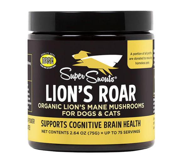 Super Snouts Cognitive Support Lion's Mane Mushrooms 2.64oz