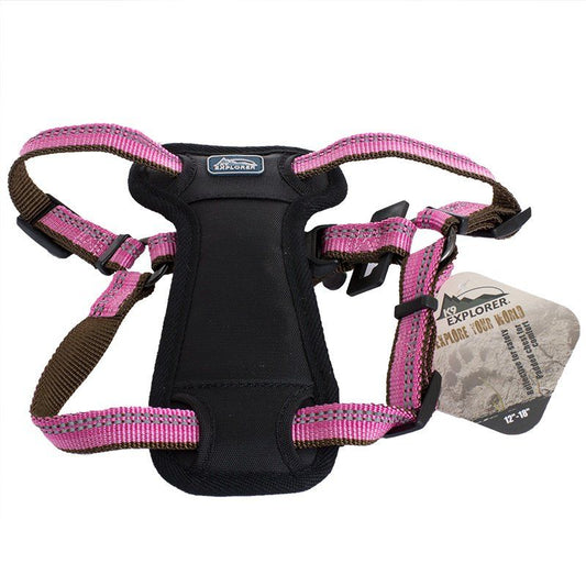 K9 Explorer Reflective Dog Harness Small Rosebud