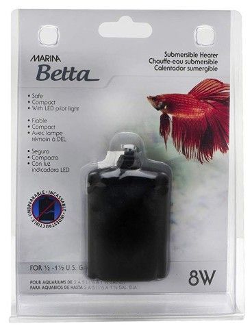 Marina Betta Submersible Heater  Black