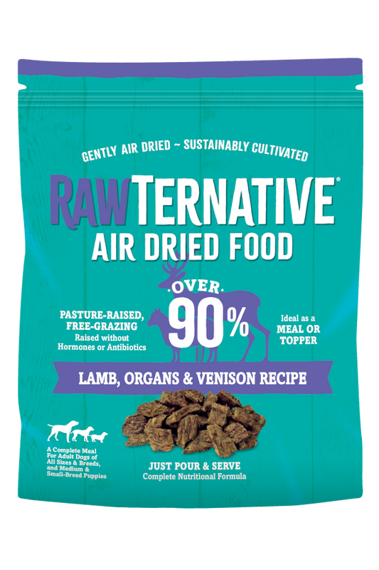 Rawternative Air Dried Dog Food Lamb Venison 5oz