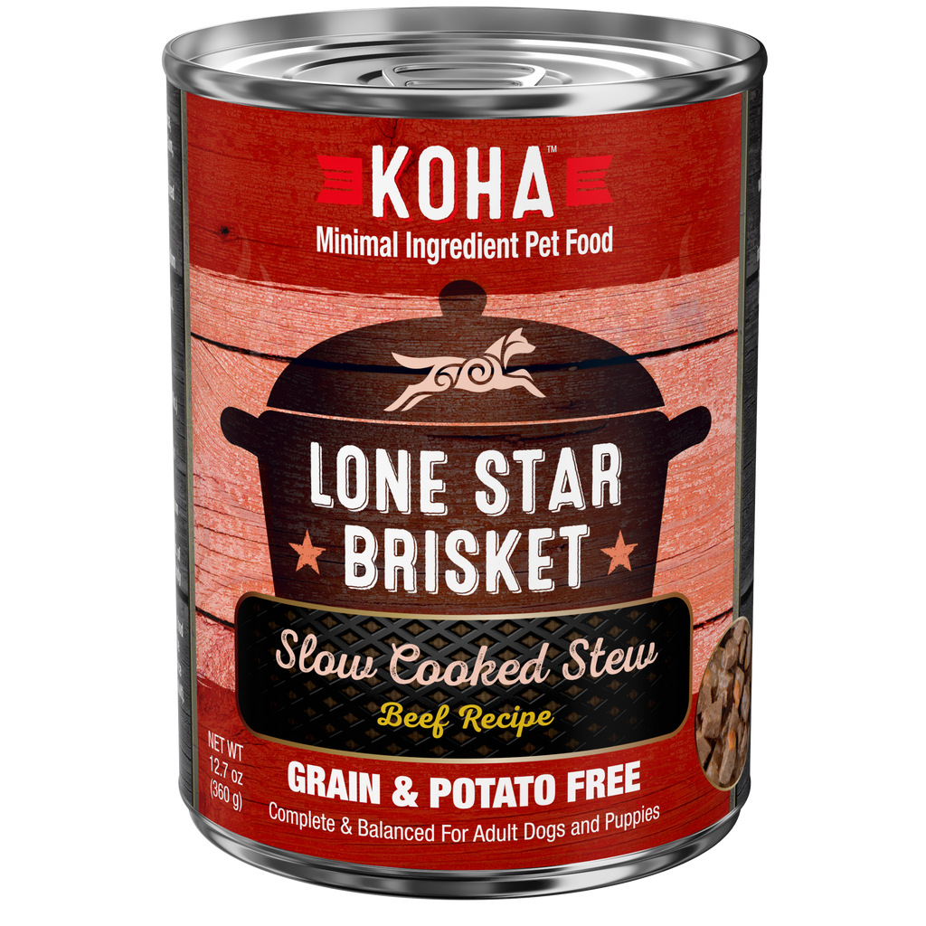 Koha Slow Cooked Stew for Dogs 12.7oz Lone Star