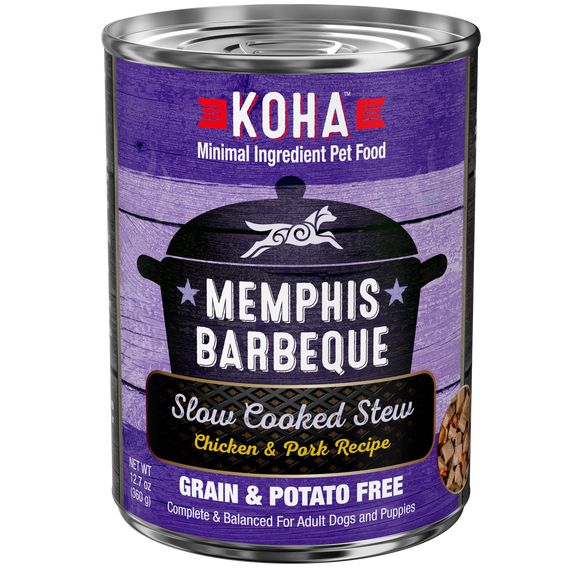 Koha Slow Cooked Stew for Dogs 12.7oz Memphish BBQ