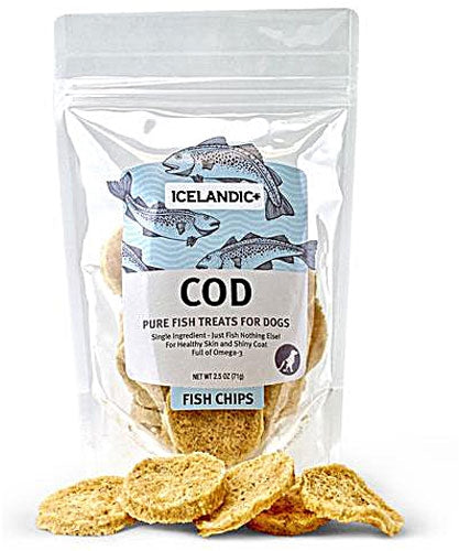 Icelandic Plus Cod Fish Chips Dog Treat