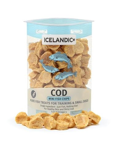 Icelandic 2.50 oz Dog Cod Fish Chips Tube Treat