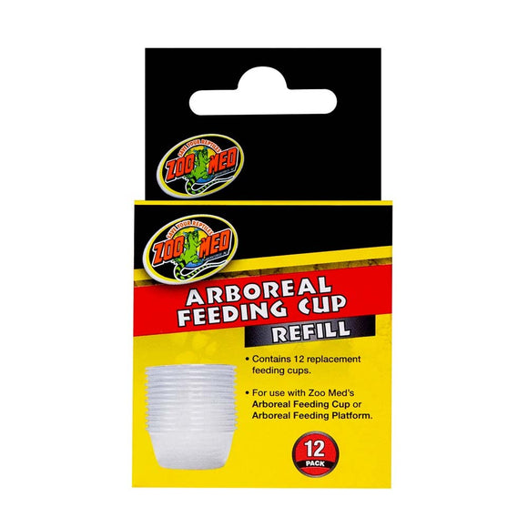 Zoo Med 97612621549 Arboreal Feeding Cup Refill - Pack of 12