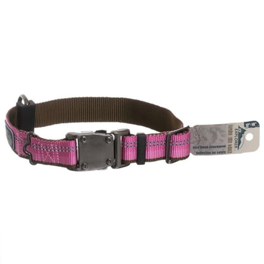 K9 Explorer Reflective Dog Collar Small Rosebud