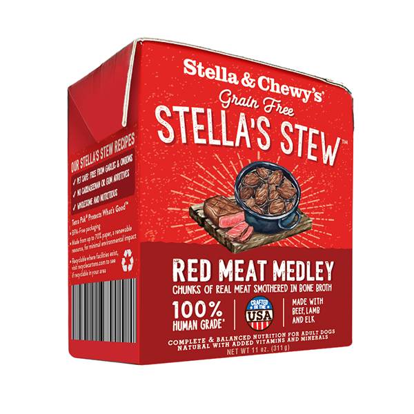 Stella & Chewy's 11 oz Red Meat Medley Food Topper for Dog