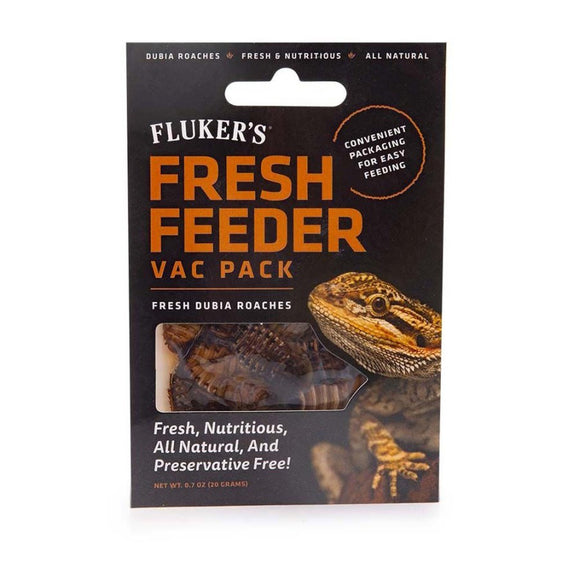 Fluker Labs 091197780127 0.7 oz Fresh Feeder Vac Pack Reptile Dubia Roaches Food