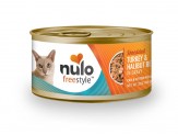 Nulo Freestyle Shredded Turkey & Halibut Recipe Canned Cat Food 3oz