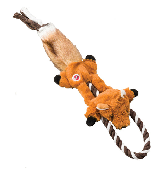 SPOT Skinneeez Tugs Stuffing Free Fox Dog Toy  14