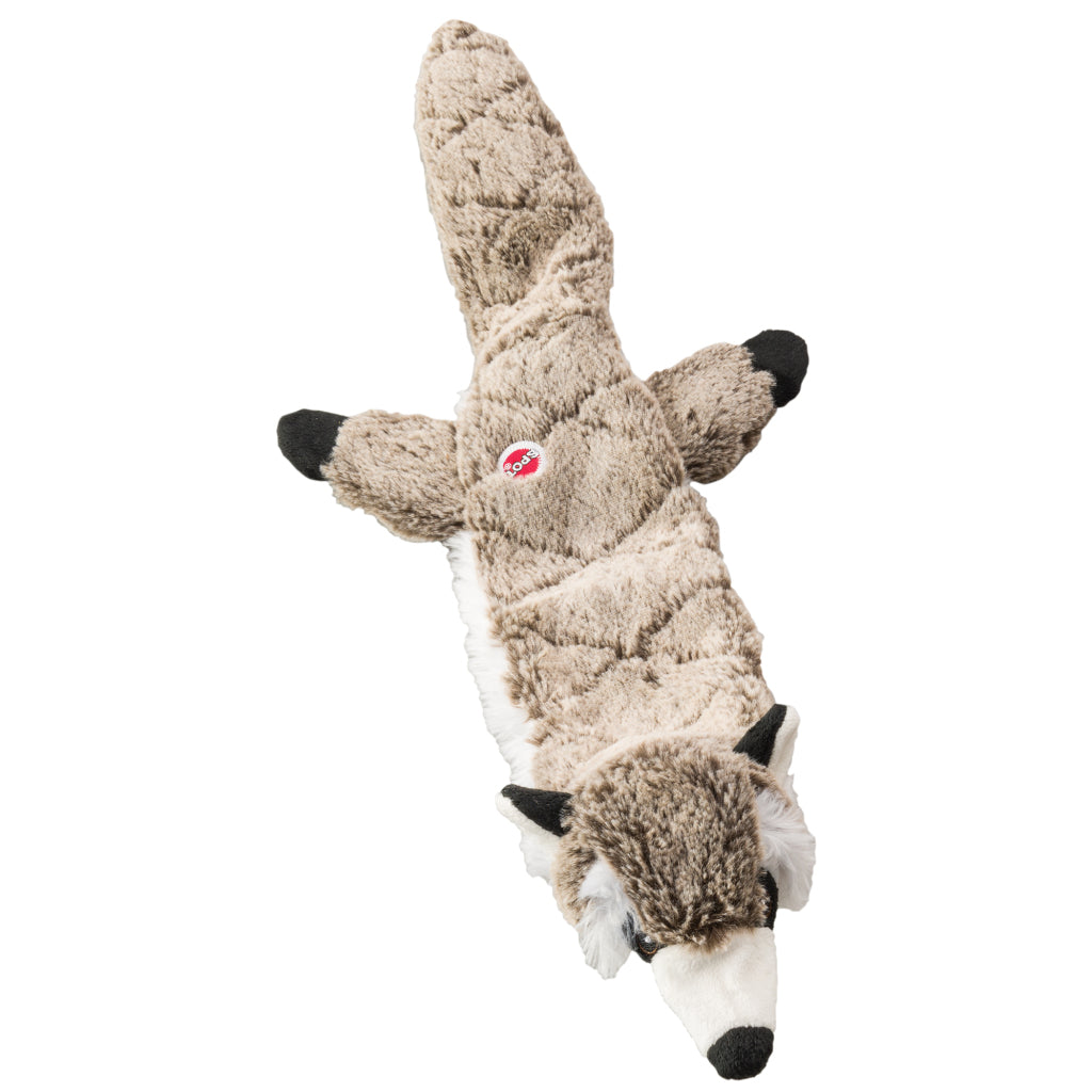 SPOT Skinneeez Extreme Quilted Plush Raccoon Dog Toy  23