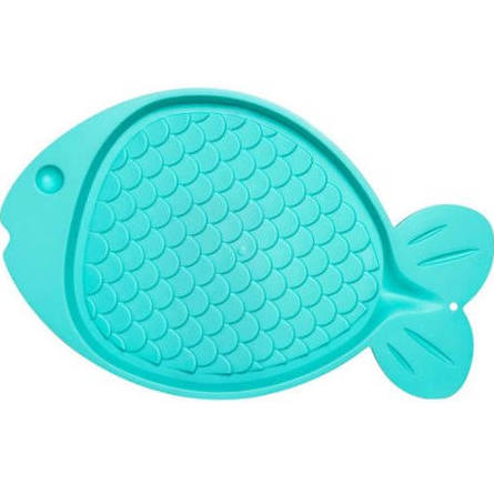 Bella Spill-Proof Fish Shaped Cat Mat  19  x 12