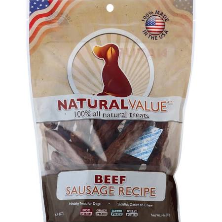 Natural Value Soft Chew Healthy Dog Treats - Beef Sages  13 oz