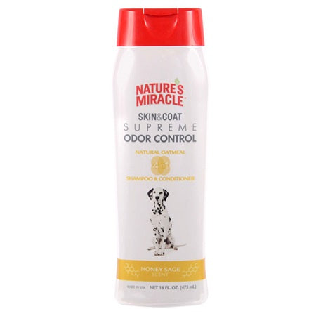 Nature's Miracle 16oz Skin and Coat Odor Control Shampoo