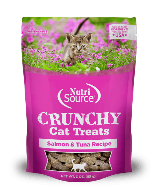 NutriSource® Crunchy Cat Salmon & Tuna Treats 3 oz
