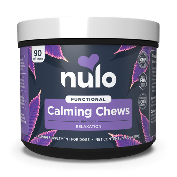 Nulo Calming Organic Hemp Seed Oil Soft Chew Supplements for Dogs (90 Count) (B09JVGJ6MS)
