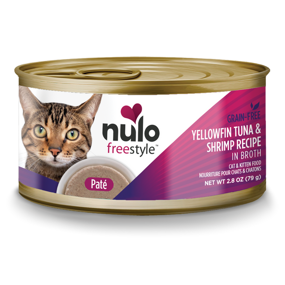 Nulo Freestyle 2.8oz Cat Food Pate Tuna and Shrimp