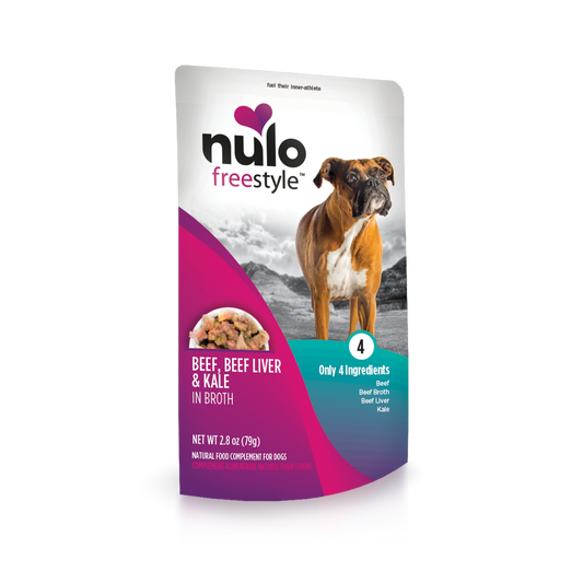 Nulo Freestyle Natural Dog Food Topper, 2.8 Oz Pouches,