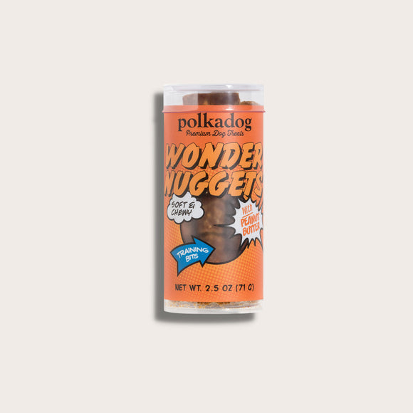Polkadog Mini Tubes - Wonder Nuggets - Peanut Butter - 2.5 oz