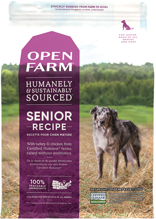 Open Farm Grain Free Dry Dog Food 22lb Senior