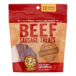Happy Howies Dog Treat 4in Sausage 13pk Beef