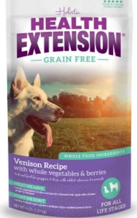 Health Extension Grain Free Venison Recipe Dry Dog Food, 10 lb