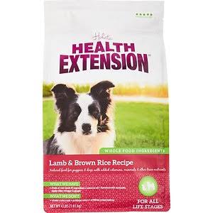 Health Extension Lamb & Brown Rice Dry Dog Food, 4 Lb