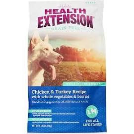 Vets Choice Holistic Health Extension Allergix Chicken, Turkey & Chickpea Formula Dry Dog Food, 4 Lb