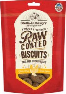 Stella and Chewy s Freeze-Dried Raw Coated Chicken Biscuits for Dogs 9 ounce
