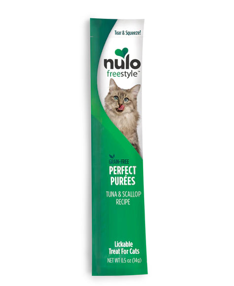 Nulo, FreeStyle Perfect Puree Tuna & Scallop Lickable Cat Treat.5 oz