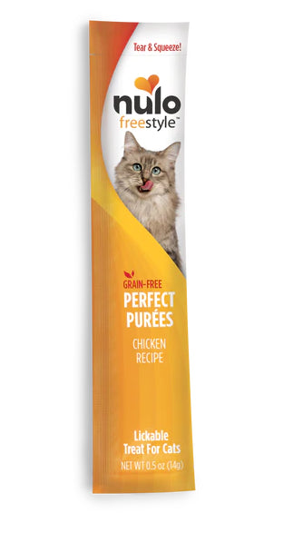 Nulo Puree 0.5 oz FreeStyle Grain Free Cat Treat - Chicken Lickable