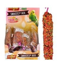 A&E Cage Vitapol Smakers Parakeet Strawberry Treat Sticks