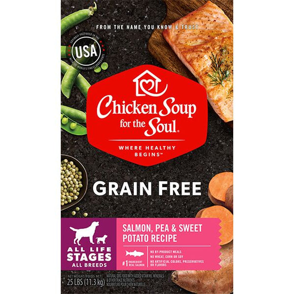Chicken Soup No.25 Grain Free Salmon Pea & Sweet Potato Recipe Dog Food