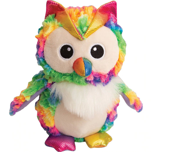 Snugarooz Baby Hootie Owl Pet Toy Multi Color  5 in.