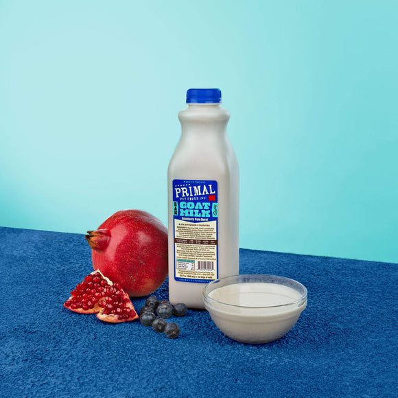 Primal Frozen Goat's Milk 32 oz Blueberry
