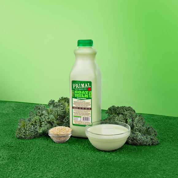 Primal Frozen Goat's Milk 32 oz Green Goodness