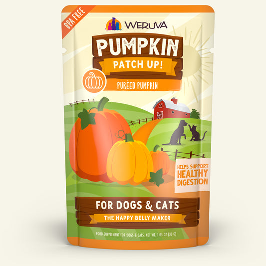 Weruva Pumpkin Patch up! Food Suppliment for dogs and cats 1.05 oz Pouch