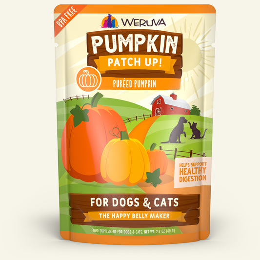 Weruva Pumpkin Patch up! Food Suppliment for dogs and cats 2.8 oz Pouch