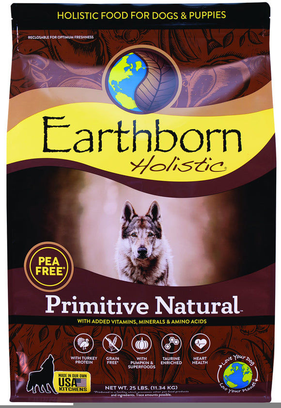 Earthborn 25 lbs Primitive Natural Grain Free Dog Food