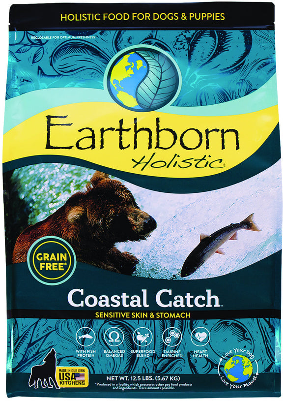 Earthborn 12.5 lbs Coastal Catch Grain Free Dog Food
