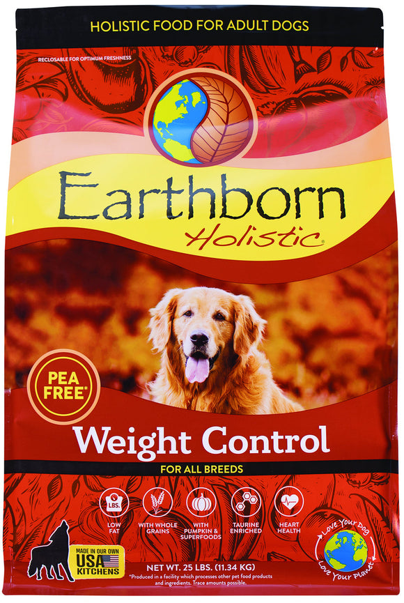 Earthborn 25 lbs Holistic Weight Control Grain Free Dog Food