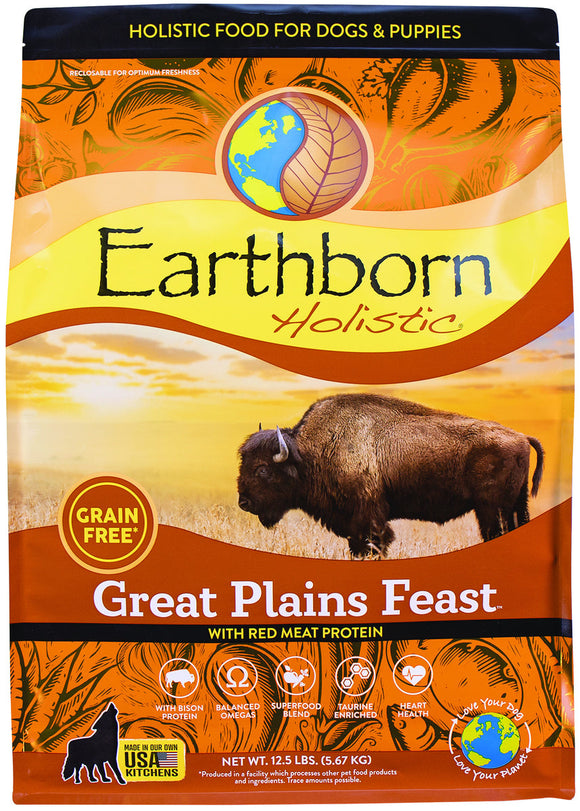 Earthborn 12.5 lbs Great Plains Feast Grain Free Dog Food