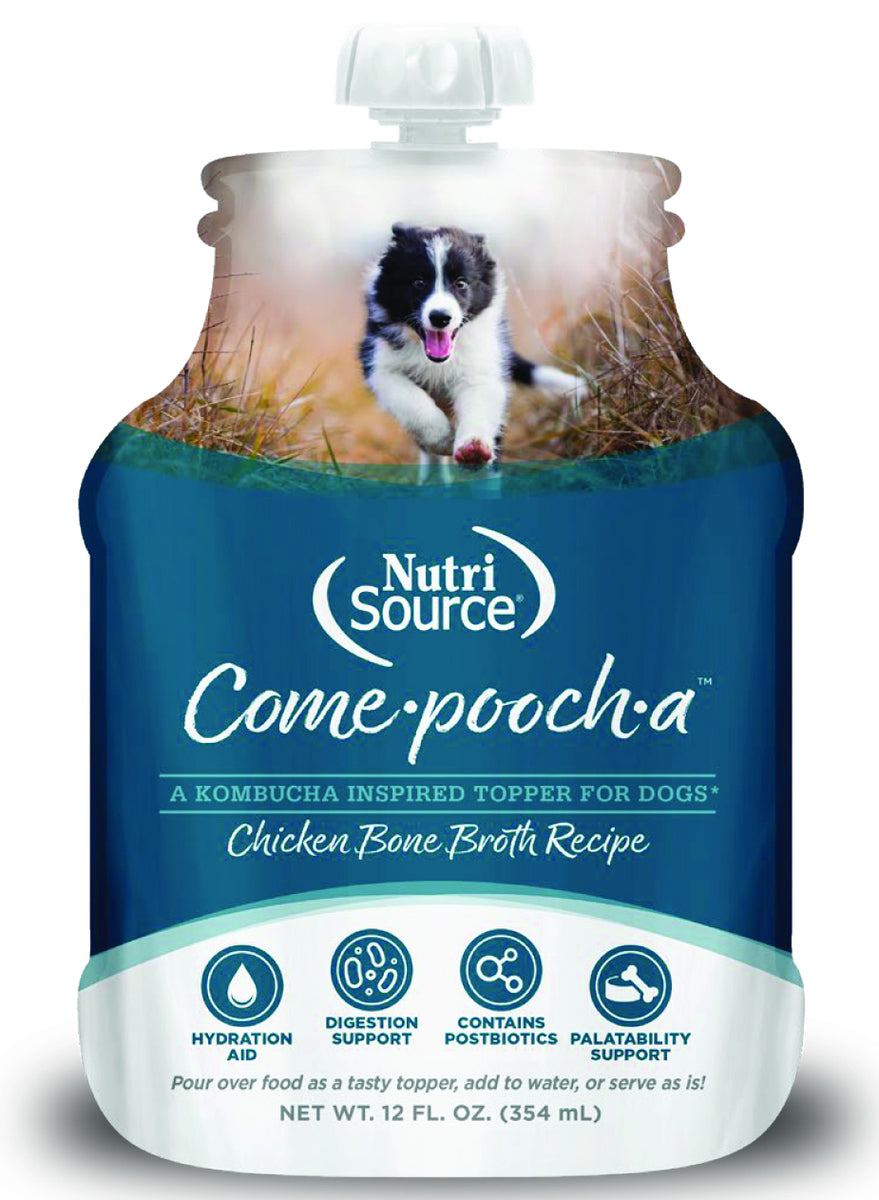 Nutri Source 12oz Come Pooch-A Broth Chicken Recipe Dog Food