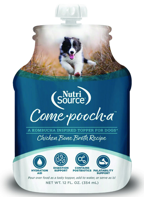 Nutri Source 12oz Come Pooch-A Broth Chicken Recipe Dog Food