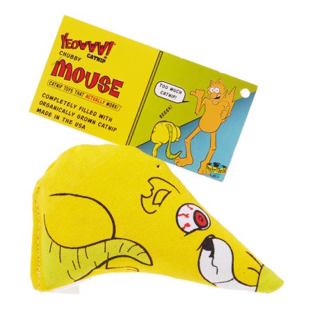 Yeowww! Chubby Mouse Catnip Cat Toy