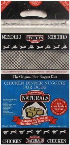 Northwest Naturals Raw Frozen Nuggets Chicken 6lb