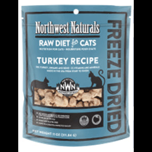 NW Naturals Turkey Freeze Dried Cat Food, 11 Oz